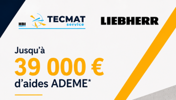 Jusqu'à 65 % d'aides ADEME sur la chargeuse électrique L507e