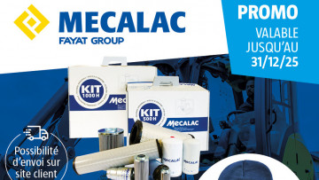 Offre Spéciale Mecalac : Kit filtre Complet + Bonnet Offert !