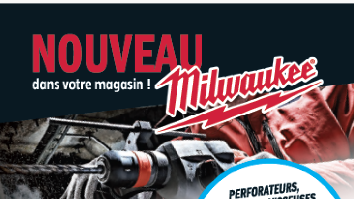 Milwaukee s’installe dans vos magasins Locamuc et Parteo !