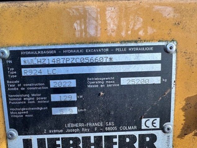 Liebherr Liebherr R 924 Litronic avec la tête d’abattage - Visuel #6