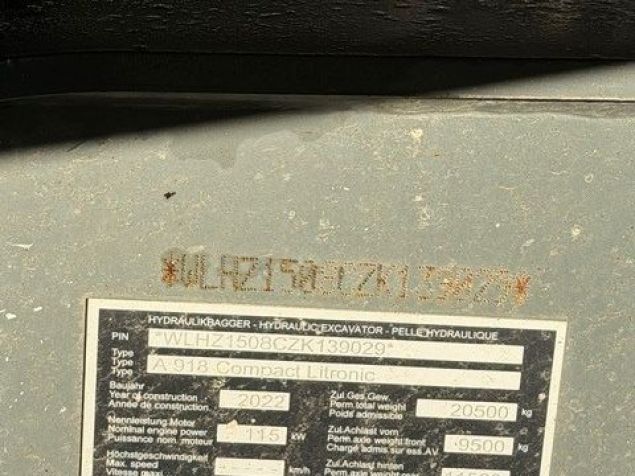 Liebherr Liebherr A 918 Compact Litronic - Visuel #12